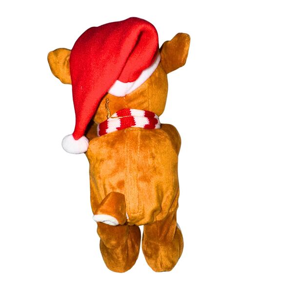 Rudolph the Red-Nosed Reindeer 50th Anniversary Plush | Light-Up Nose | 14” - Picture 4 of 10